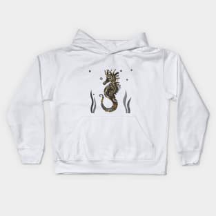 Steampunk Seahorse Kids Hoodie